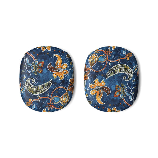 AirPod Max Case — Blue Paisley Floral Protective Covers - DIGITAL X