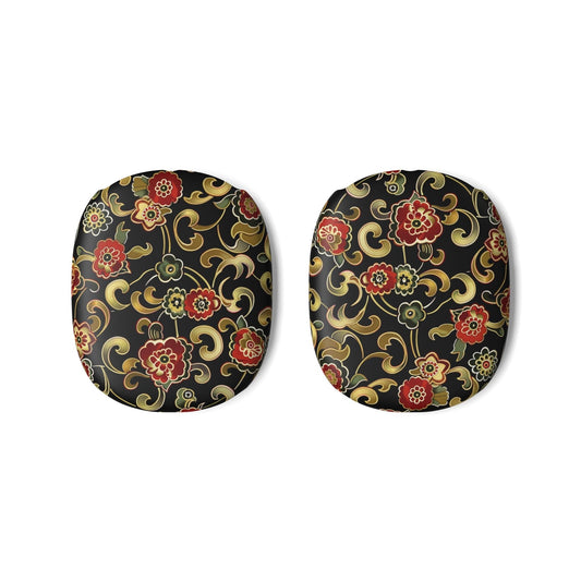 AirPods Max Case β Black & Gold Floral Baroque Protective Cover - DIGITAL X