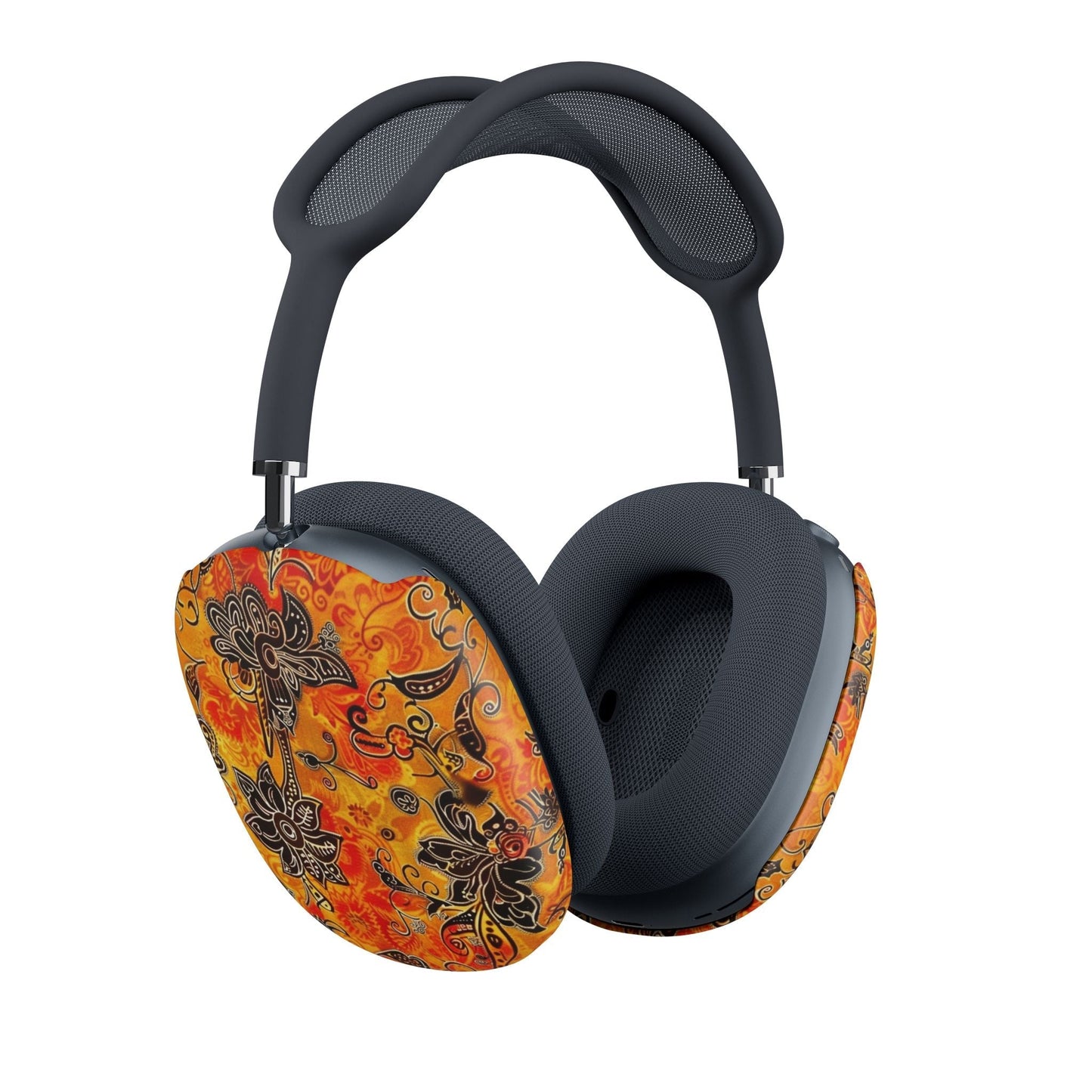 AirPods Max Case – Orange Floral Paisley Protective Skins - DIGITAL X