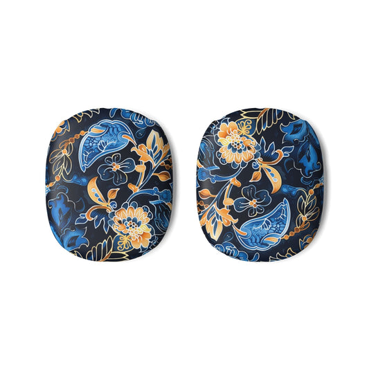 AirPods Max Protective Case — Blue Floral Paisley Print - DIGITAL X