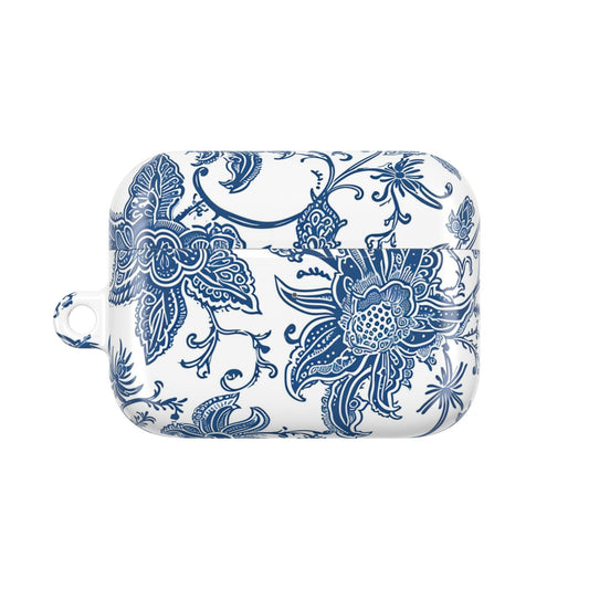 Blue Floral Porcelain AirPod Case - DIGITAL X