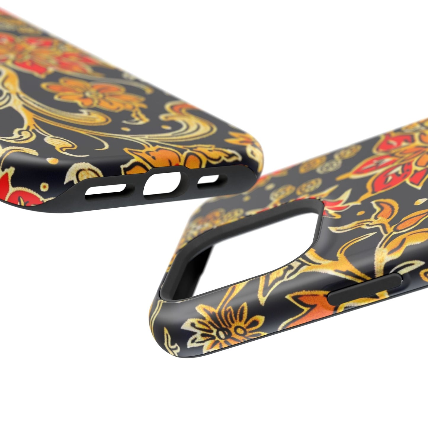 Floral Baroque Magnetic Impact Phone Case - DIGITAL X