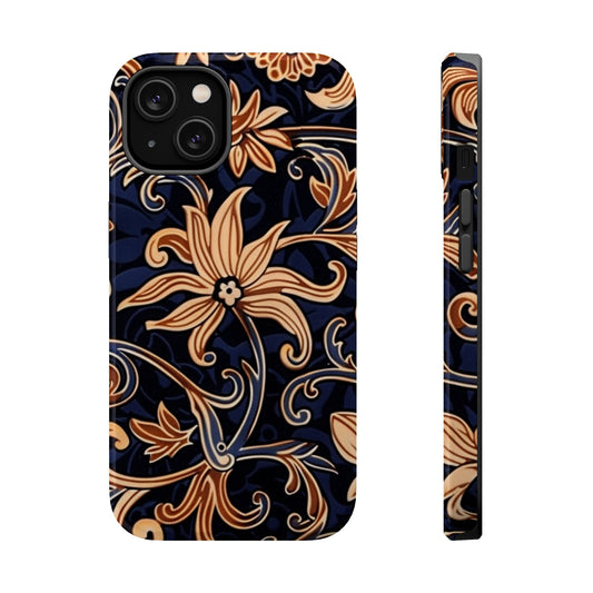 Floral Baroque Magnetic Impact - Resistant Phone Case - DIGITAL X