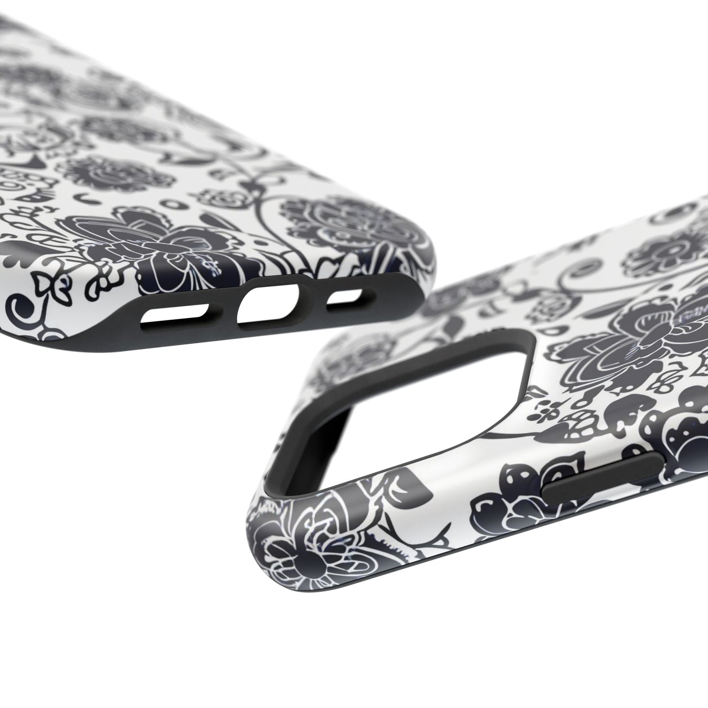 Floral Doodle Magnetic Impact - Resistant Phone Case - DIGITAL X