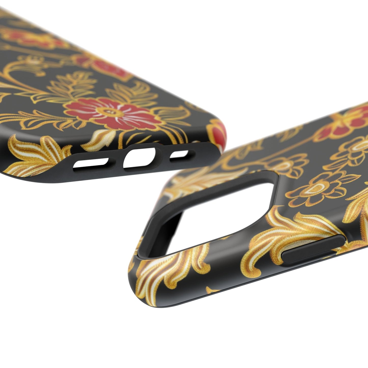 Floral Gold Vintage Phone Case – Magnetic Impact - Resistant - DIGITAL X