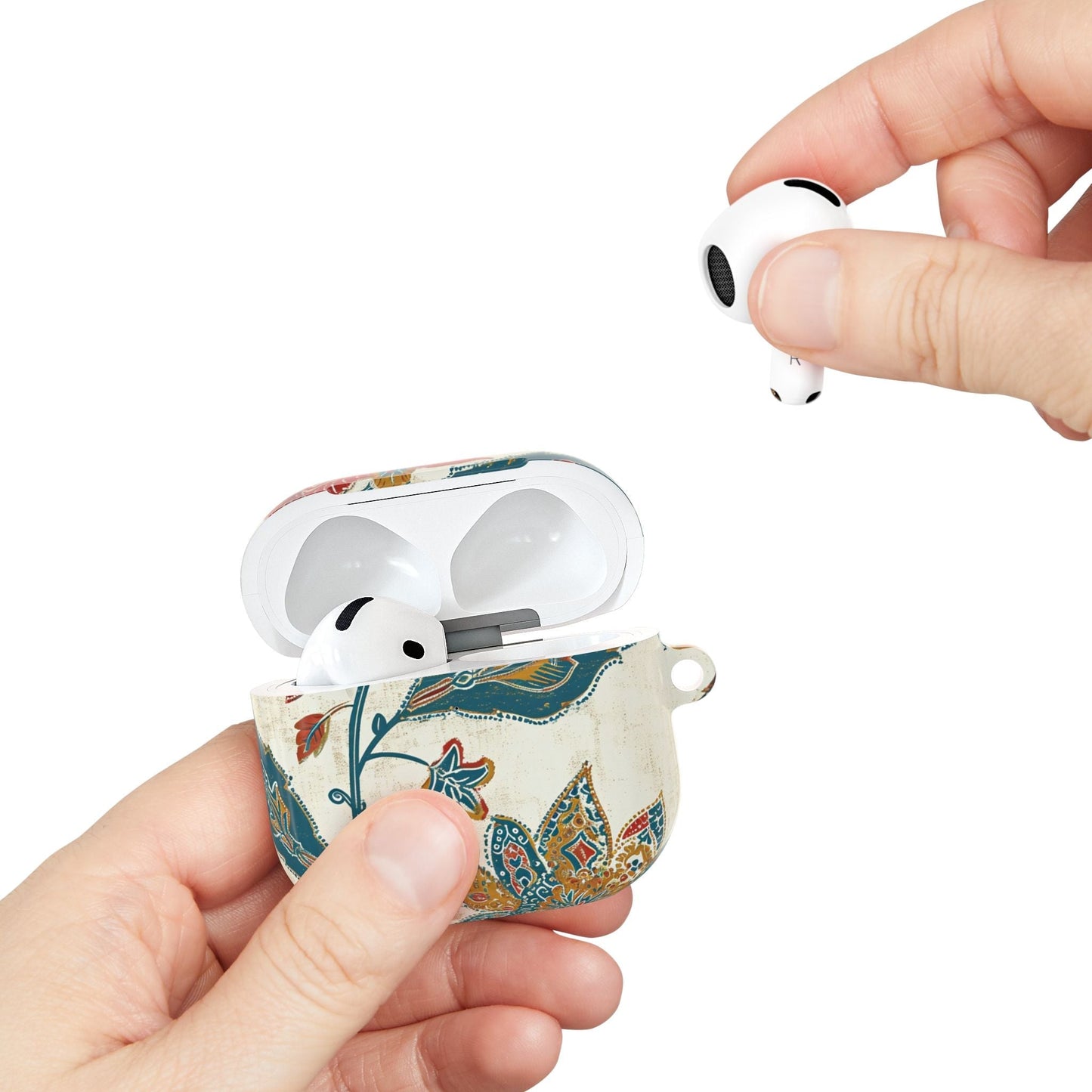 Floral Paisley AirPod Case — Vintage Boho Protective Cover - DIGITAL X