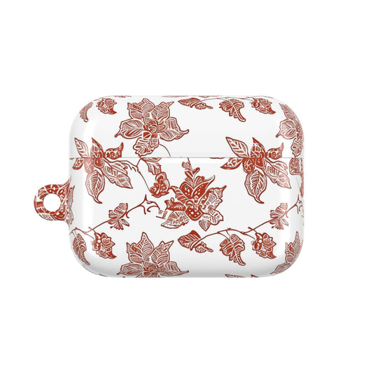 Floral Vine AirPods Case — Vintage Rose Pattern Protective Cover - DIGITAL X