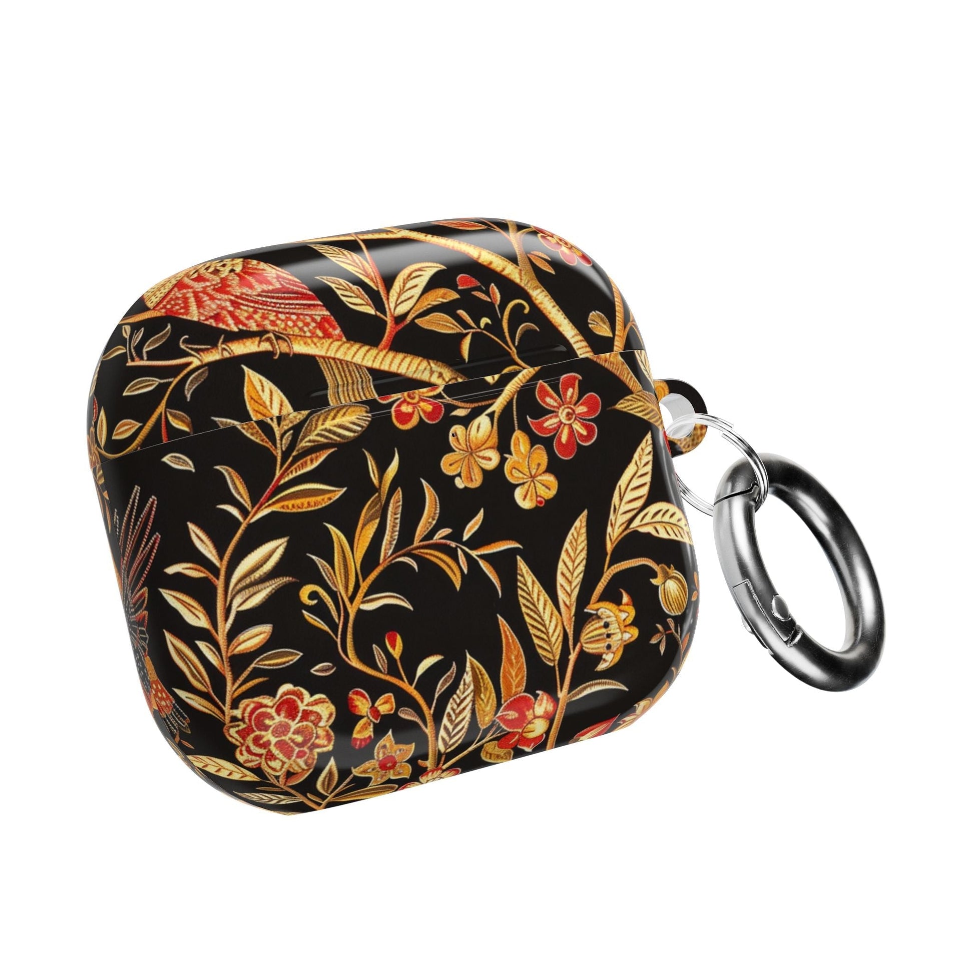 AirPod Case — Black & Gold Floral Bird Protective Case - DIGITAL X