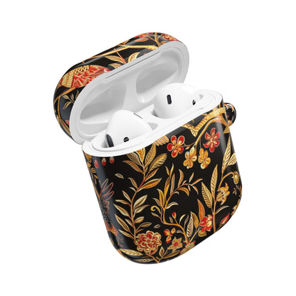 AirPod Case — Black & Gold Floral Bird Protective Case - DIGITAL X