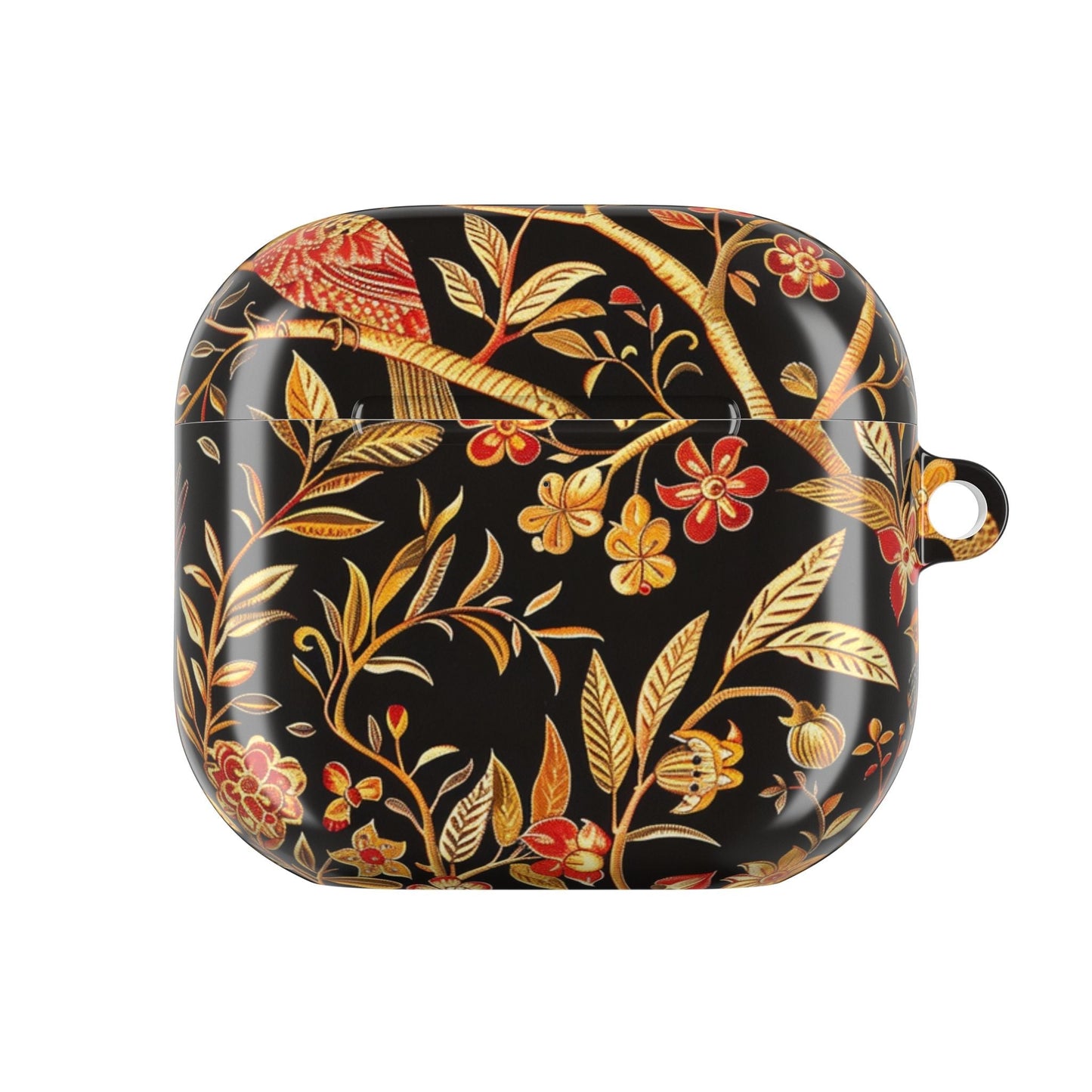 AirPod Case — Black & Gold Floral Bird Protective Case - DIGITAL X