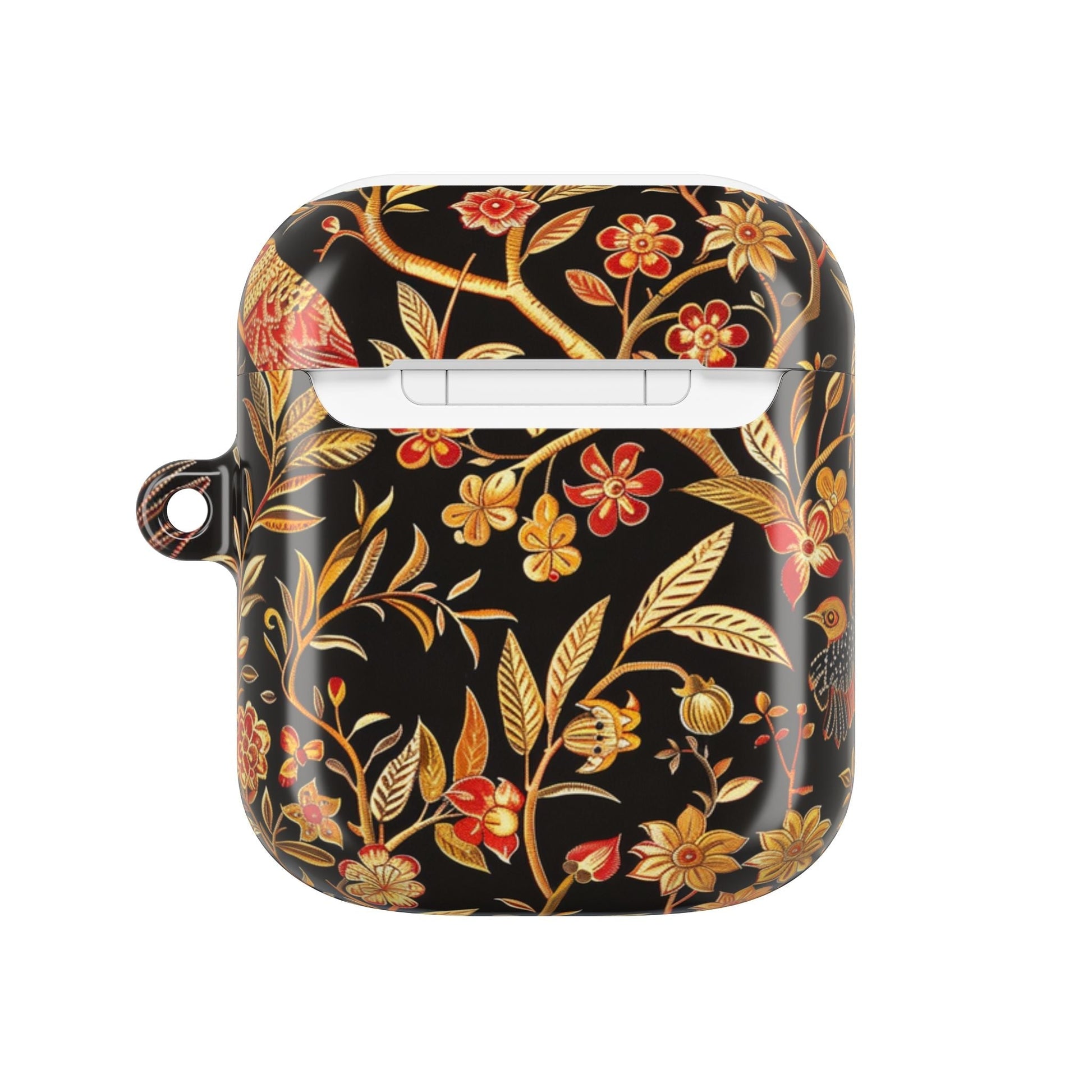 AirPod Case — Black & Gold Floral Bird Protective Case - DIGITAL X
