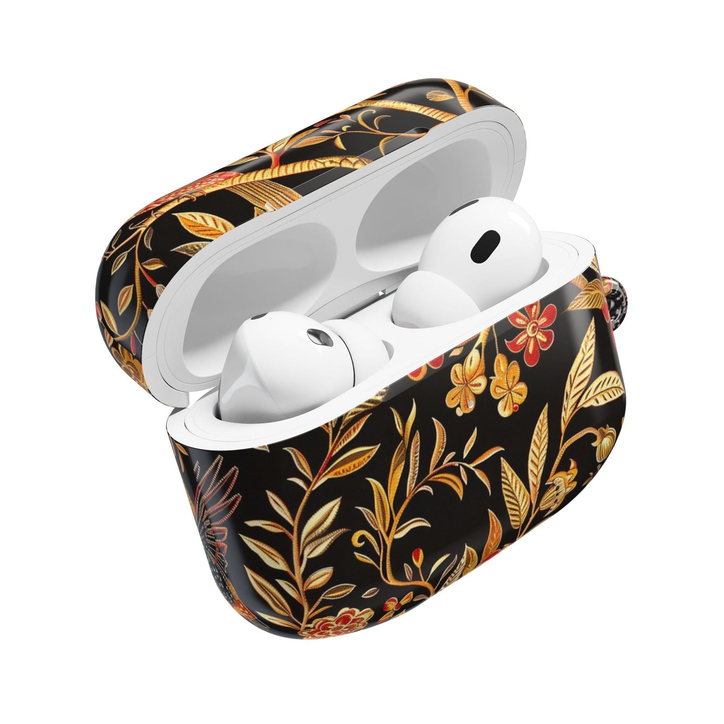 AirPod Case — Black & Gold Floral Bird Protective Case - DIGITAL X