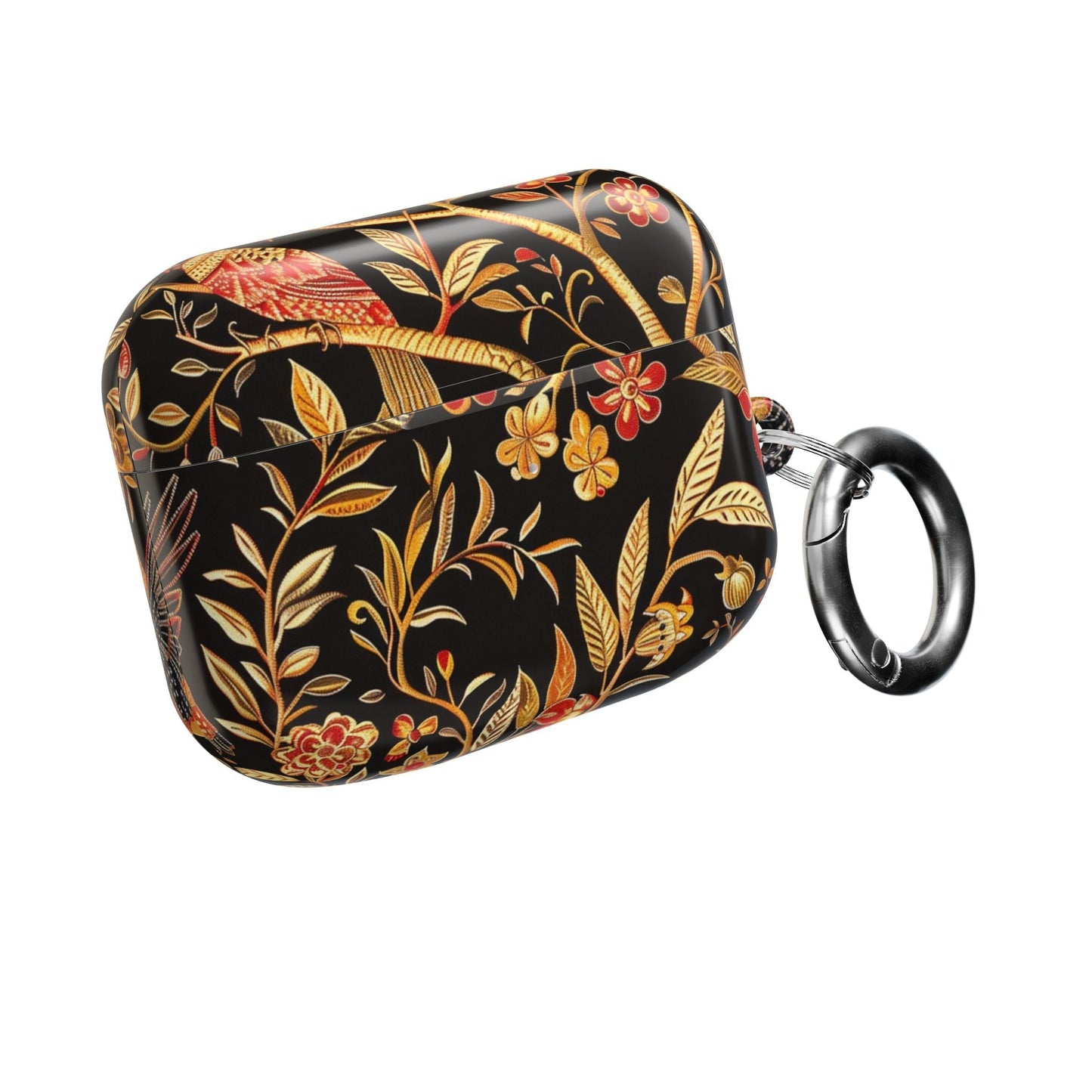 AirPod Case — Black & Gold Floral Bird Protective Case - DIGITAL X