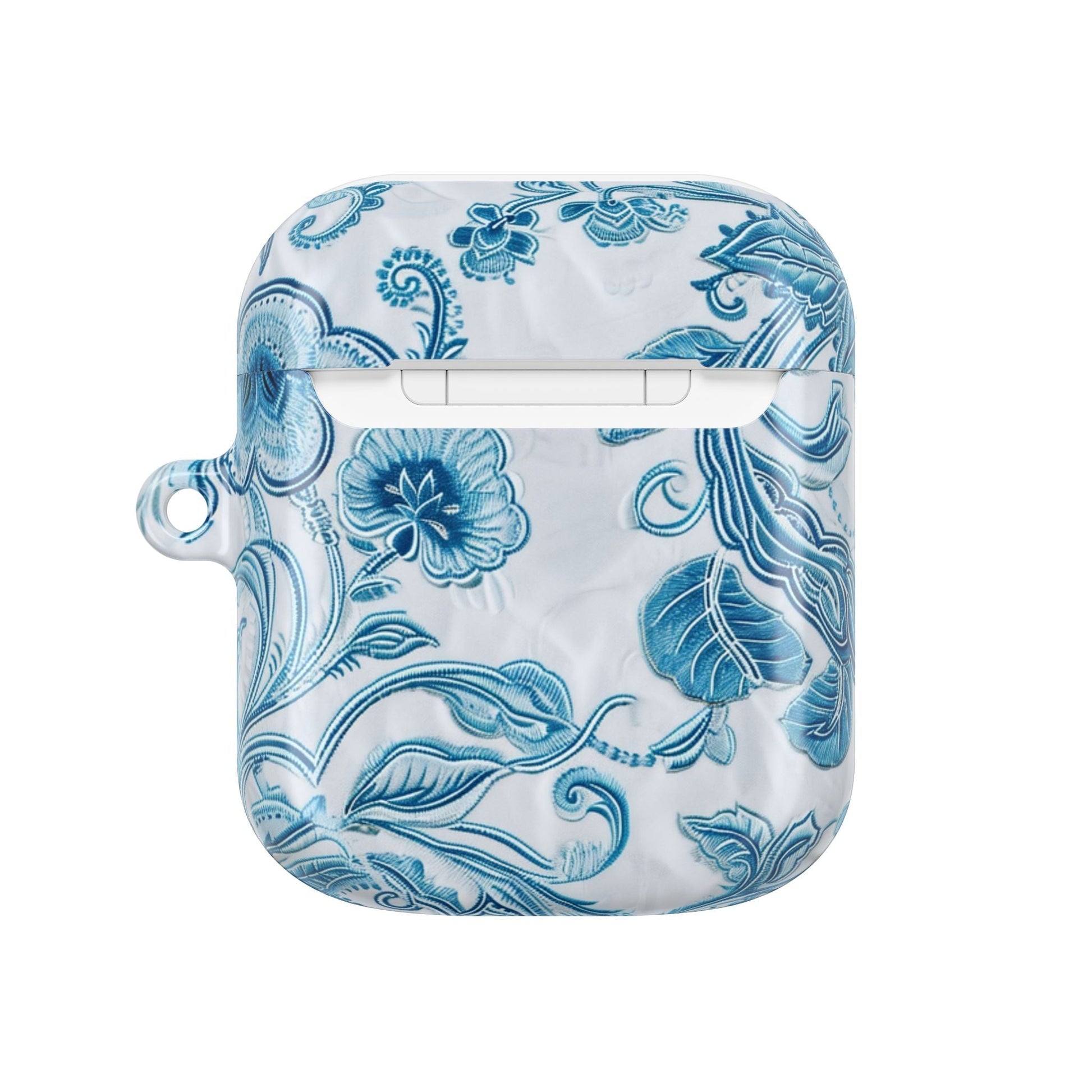 AirPod Case — Blue Floral Ceramic Pattern Protective Cover - DIGITAL X