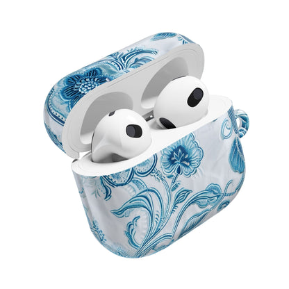 AirPod Case — Blue Floral Ceramic Pattern Protective Cover - DIGITAL X
