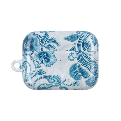 AirPod Case — Blue Floral Ceramic Pattern Protective Cover - DIGITAL X