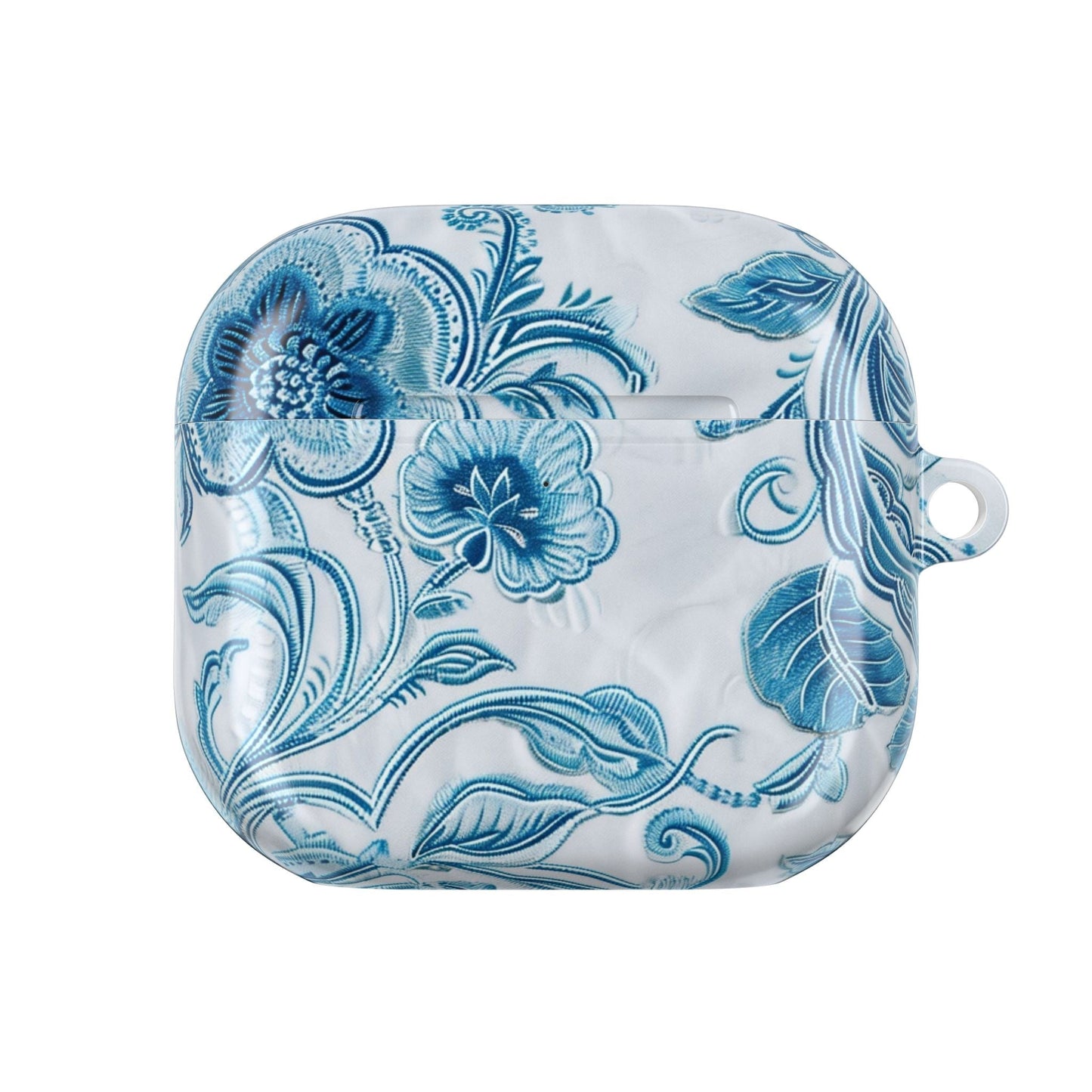 AirPod Case — Blue Floral Ceramic Pattern Protective Cover - DIGITAL X