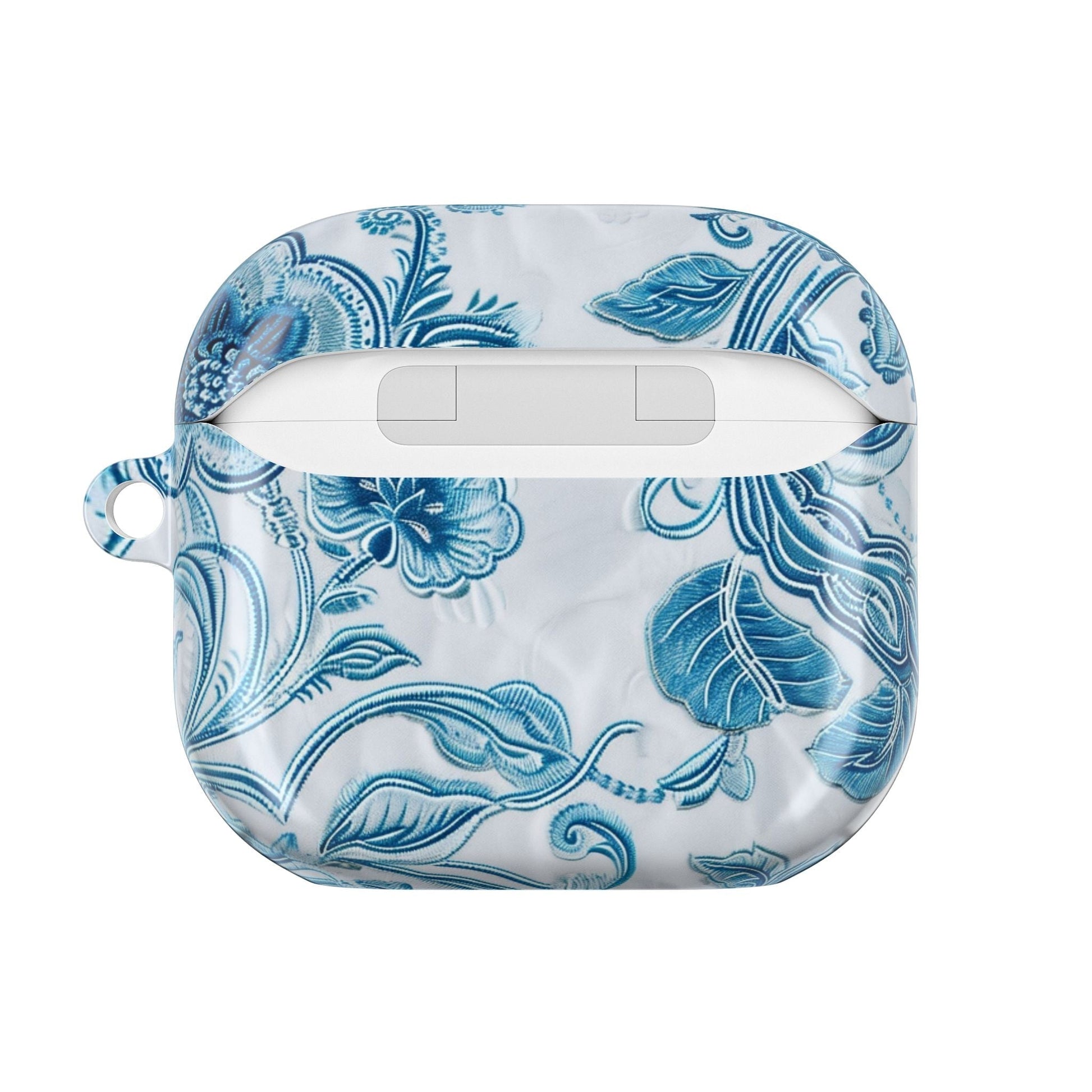 AirPod Case — Blue Floral Ceramic Pattern Protective Cover - DIGITAL X