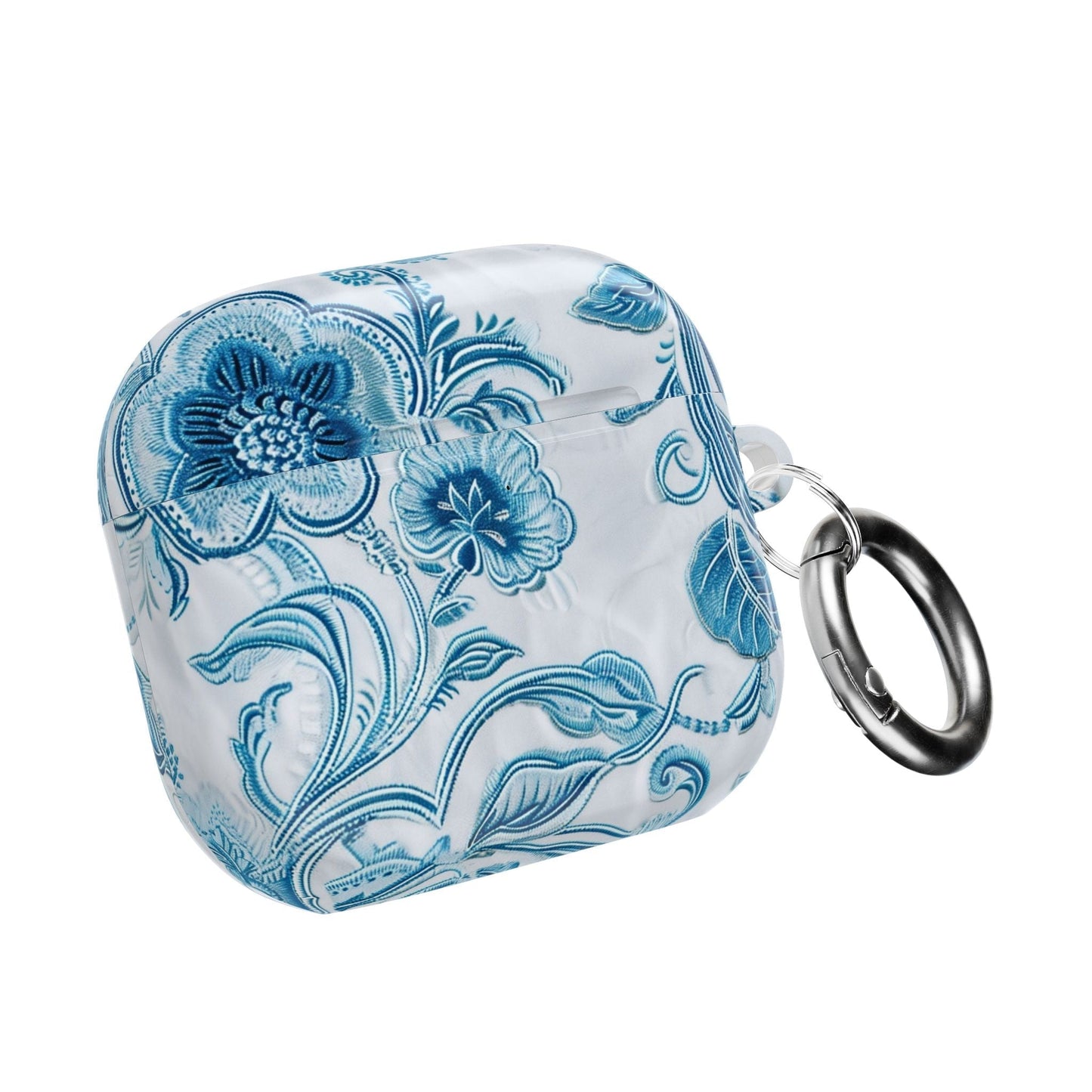 AirPod Case — Blue Floral Ceramic Pattern Protective Cover - DIGITAL X