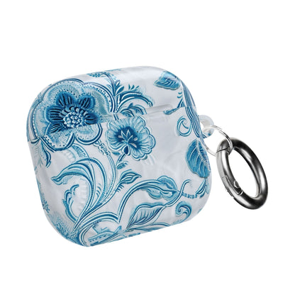 AirPod Case — Blue Floral Ceramic Pattern Protective Cover - DIGITAL X