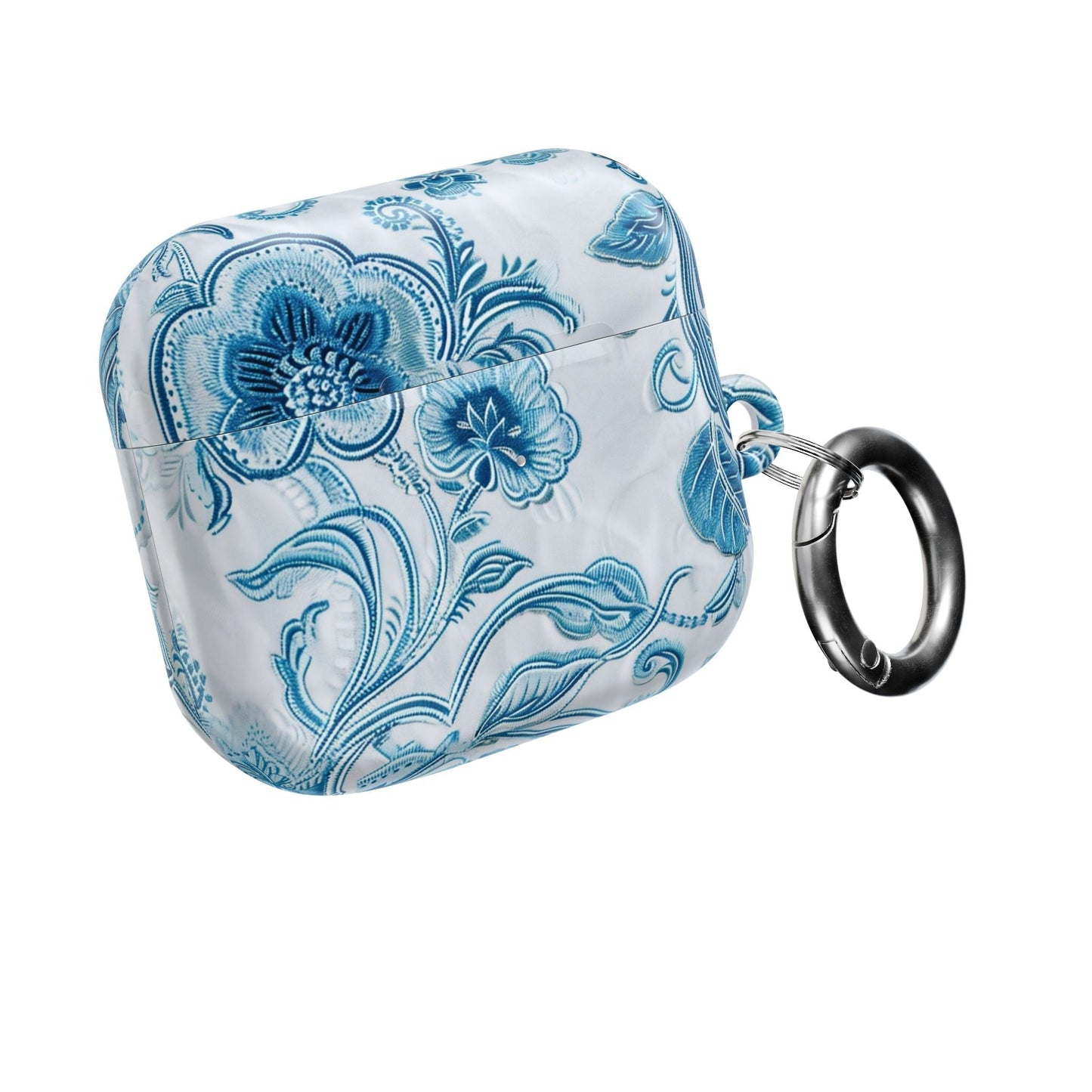 AirPod Case — Blue Floral Ceramic Pattern Protective Cover - DIGITAL X
