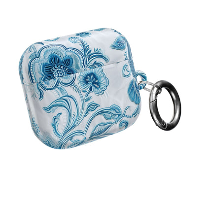 AirPod Case — Blue Floral Ceramic Pattern Protective Cover - DIGITAL X