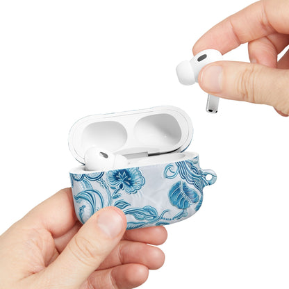 AirPod Case — Blue Floral Ceramic Pattern Protective Cover - DIGITAL X