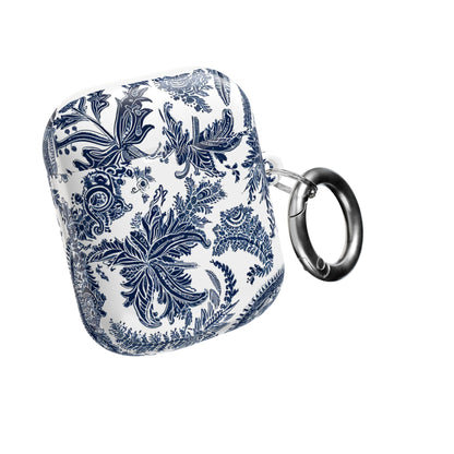 AirPod Case — Blue Floral Paisley Protective Cover - DIGITAL X