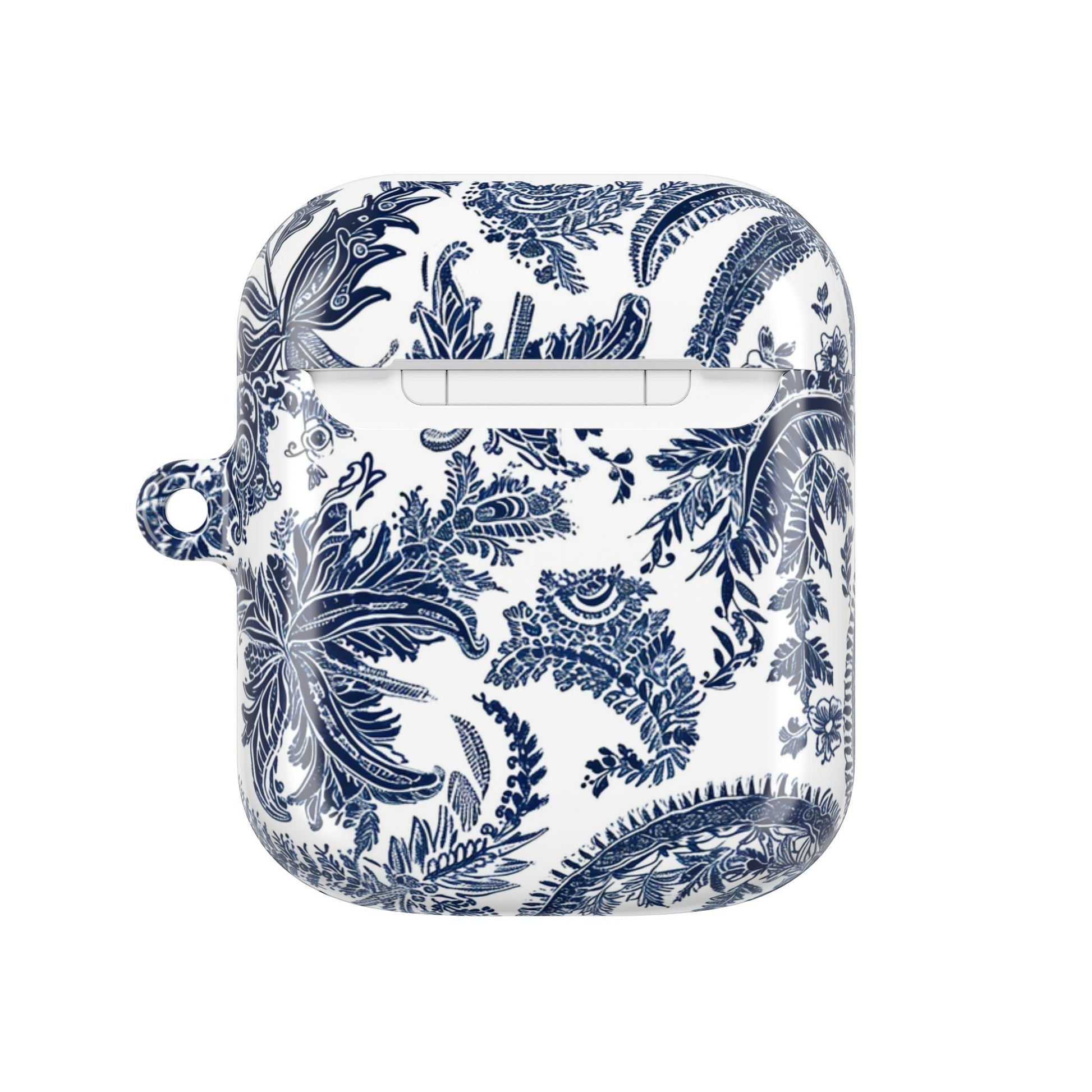 AirPod Case — Blue Floral Paisley Protective Cover - DIGITAL X