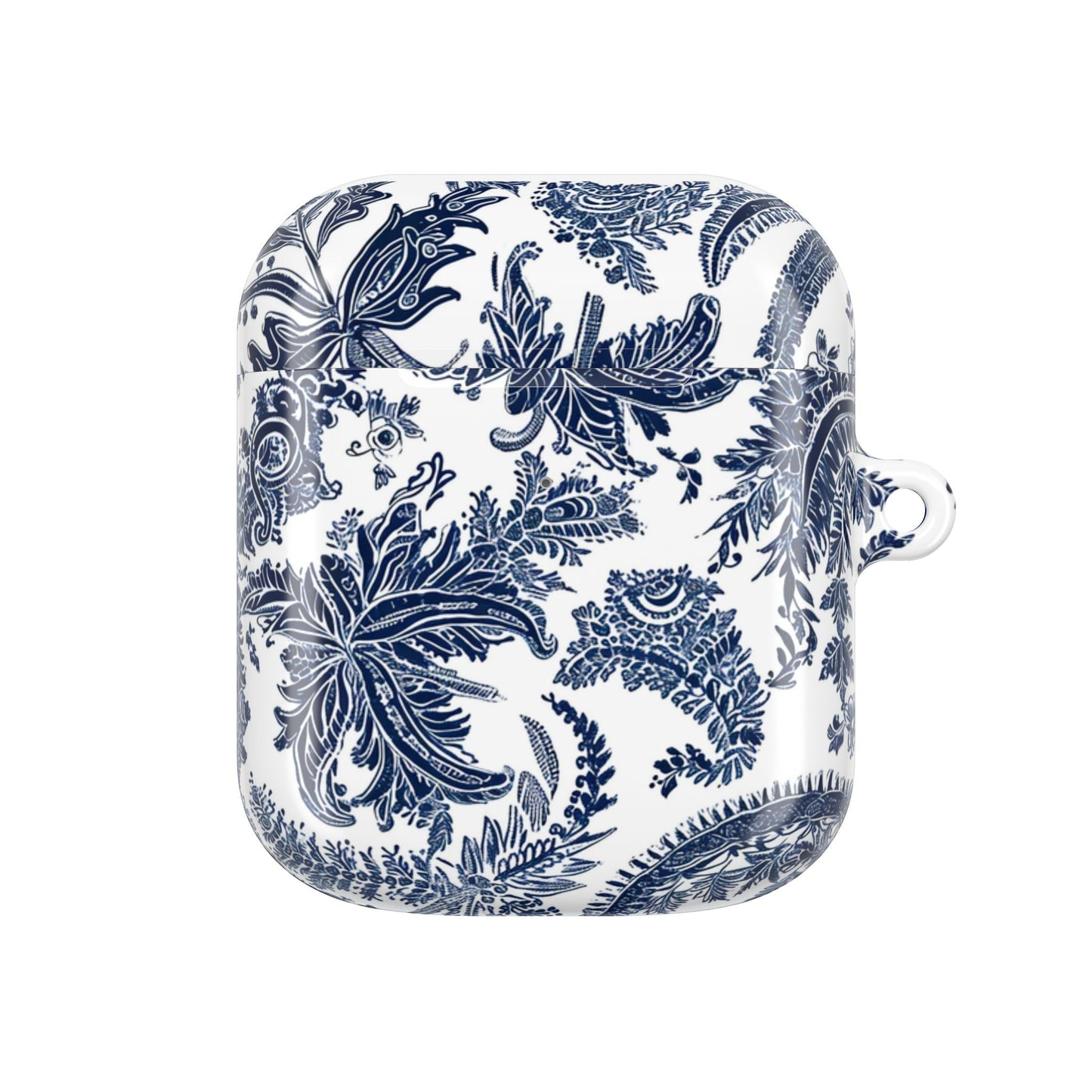 AirPod Case — Blue Floral Paisley Protective Cover - DIGITAL X