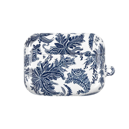 AirPod Case — Blue Floral Paisley Protective Cover - DIGITAL X