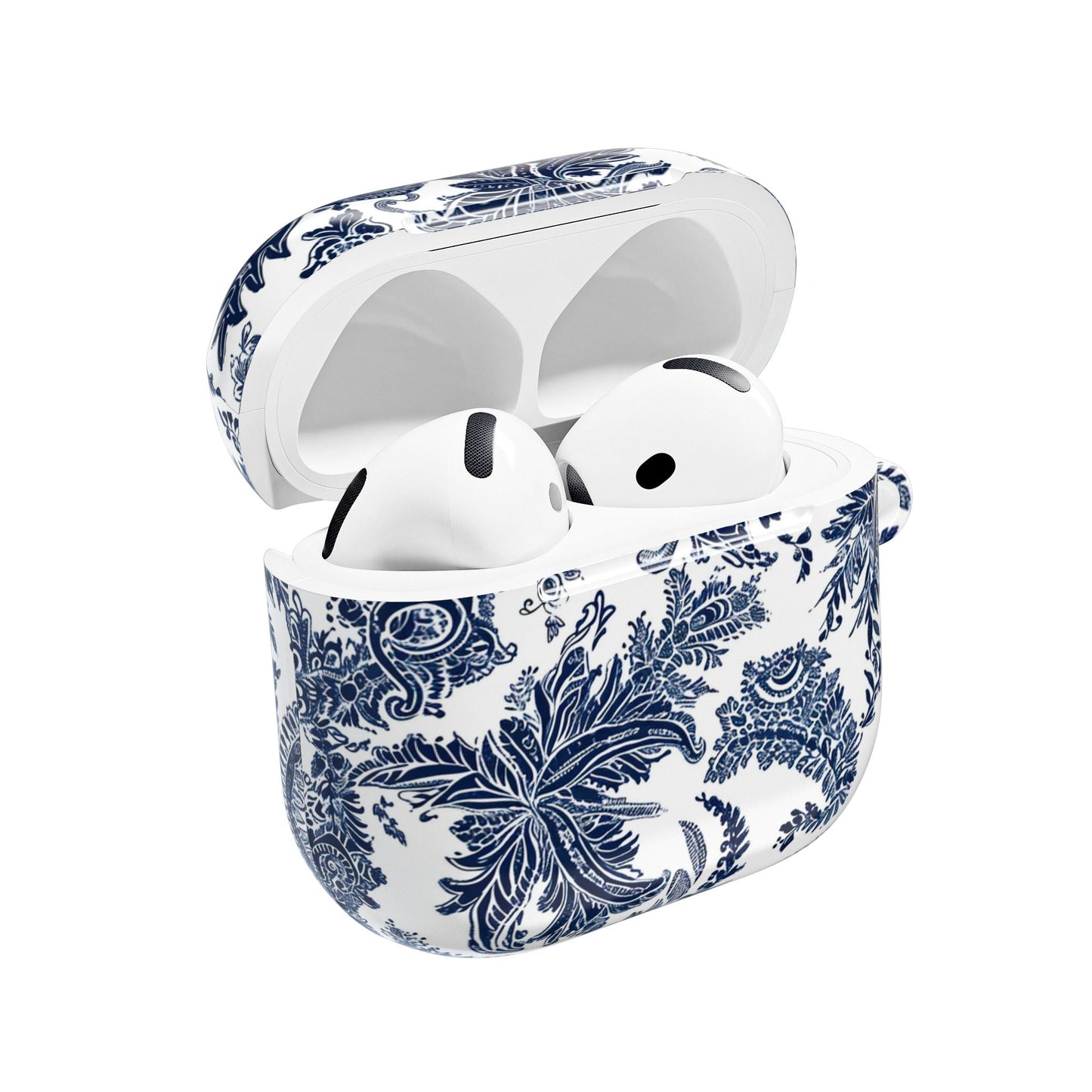 AirPod Case — Blue Floral Paisley Protective Cover - DIGITAL X