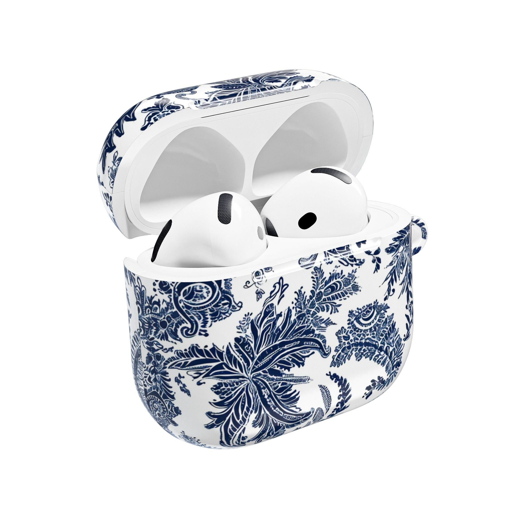 AirPod Case — Blue Floral Paisley Protective Cover - DIGITAL X