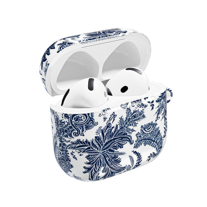 AirPod Case — Blue Floral Paisley Protective Cover - DIGITAL X