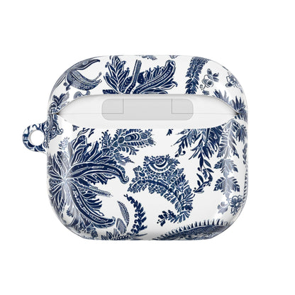AirPod Case — Blue Floral Paisley Protective Cover - DIGITAL X