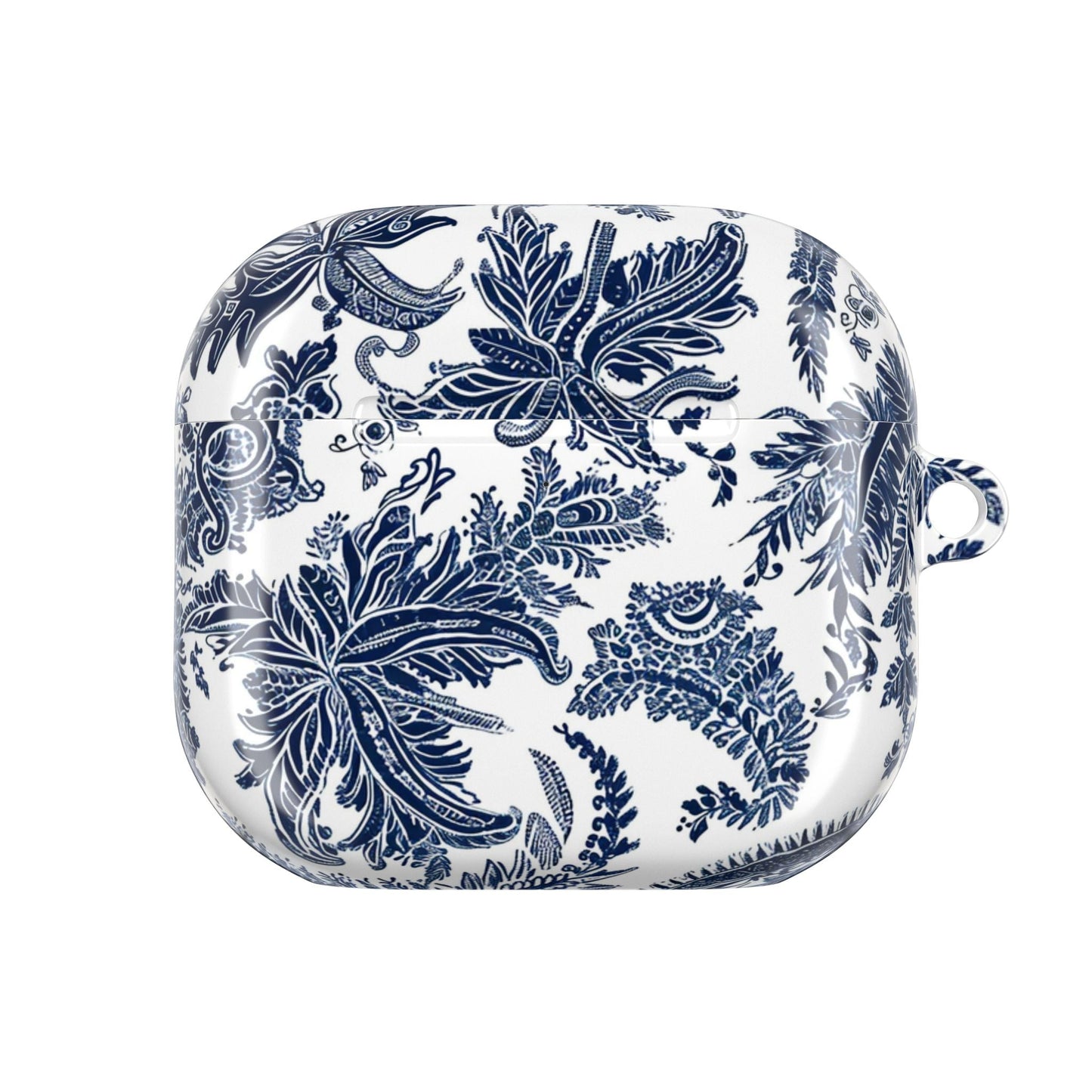 AirPod Case — Blue Floral Paisley Protective Cover - DIGITAL X