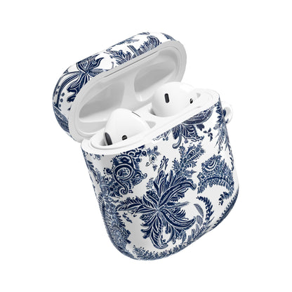 AirPod Case — Blue Floral Paisley Protective Cover - DIGITAL X