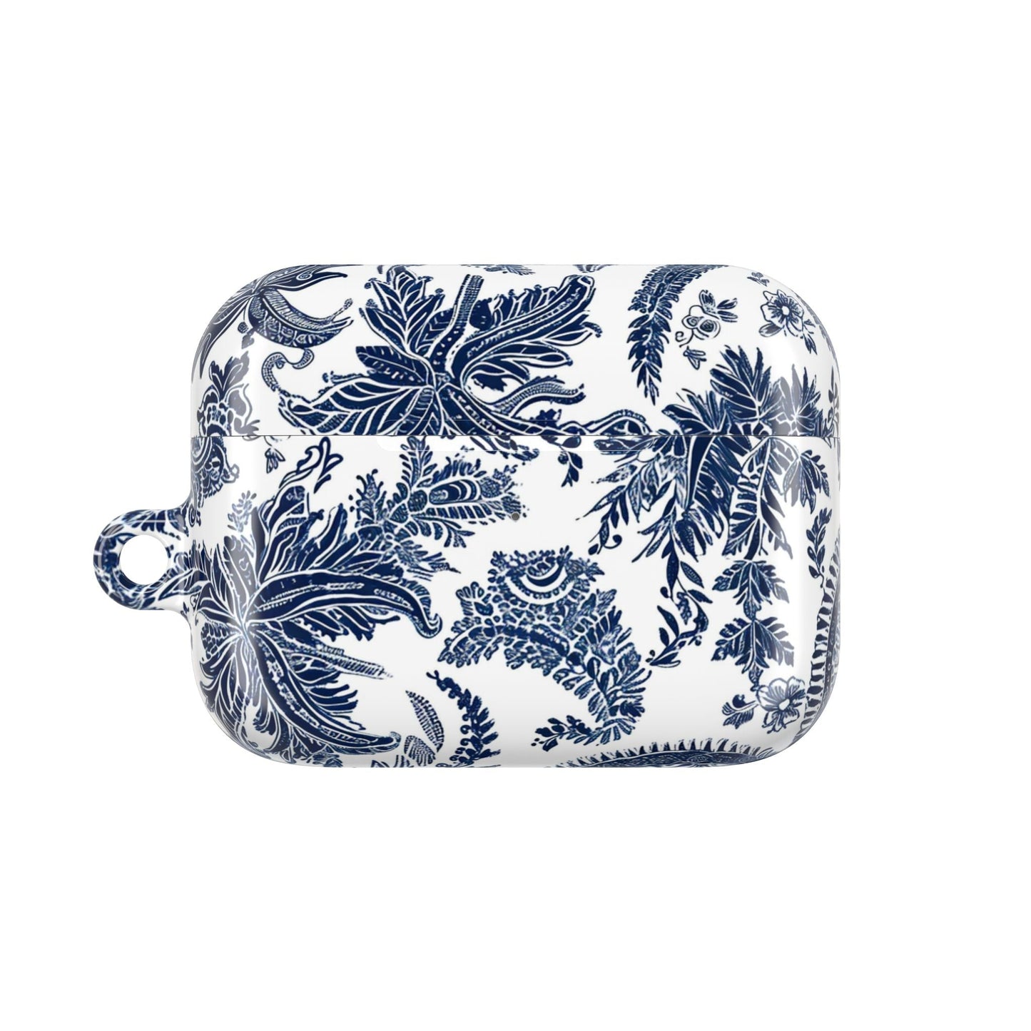 AirPod Case — Blue Floral Paisley Protective Cover - DIGITAL X