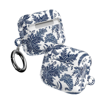 AirPod Case — Blue Floral Paisley Protective Cover - DIGITAL X