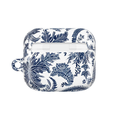 AirPod Case — Blue Floral Paisley Protective Cover - DIGITAL X