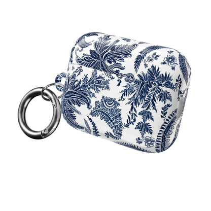 AirPod Case — Blue Floral Paisley Protective Cover - DIGITAL X