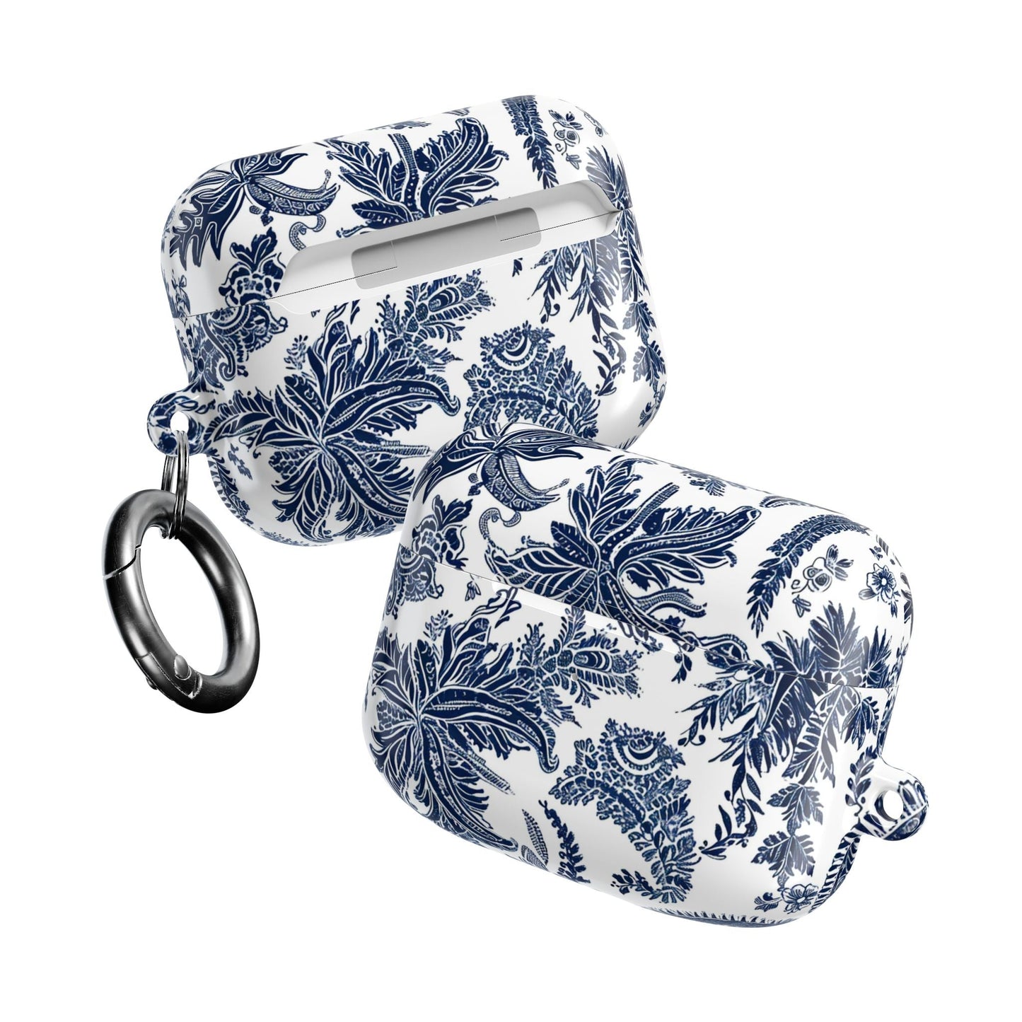 AirPod Case — Blue Floral Paisley Protective Cover - DIGITAL X