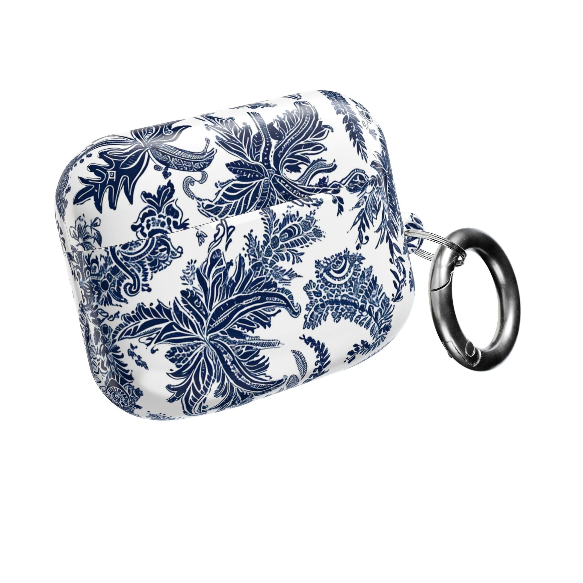 AirPod Case — Blue Floral Paisley Protective Cover - DIGITAL X
