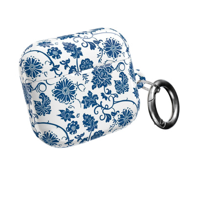 AirPod Case — Blue Floral Porcelain Pattern Protective Cover - DIGITAL X