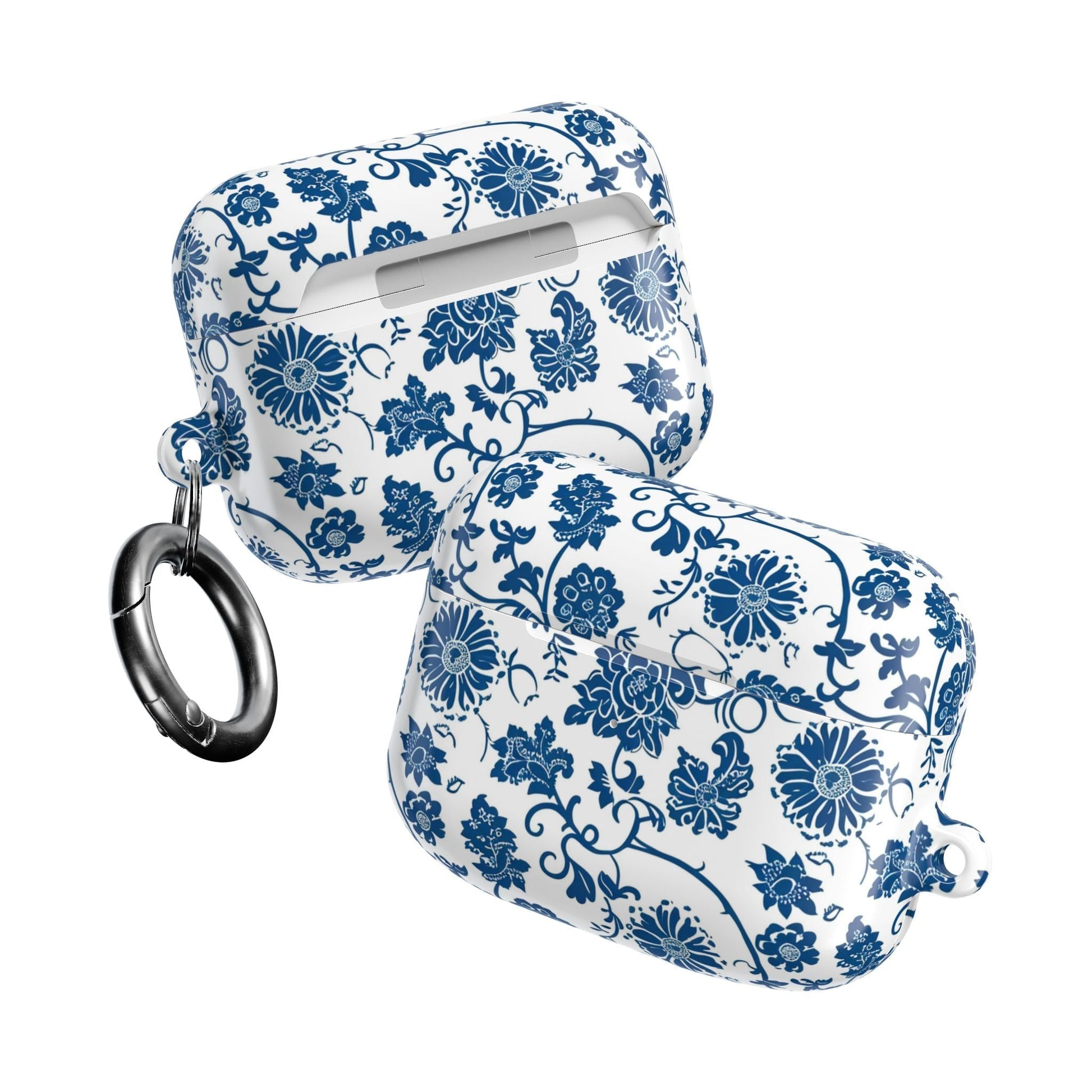 AirPod Case — Blue Floral Porcelain Pattern Protective Cover - DIGITAL X
