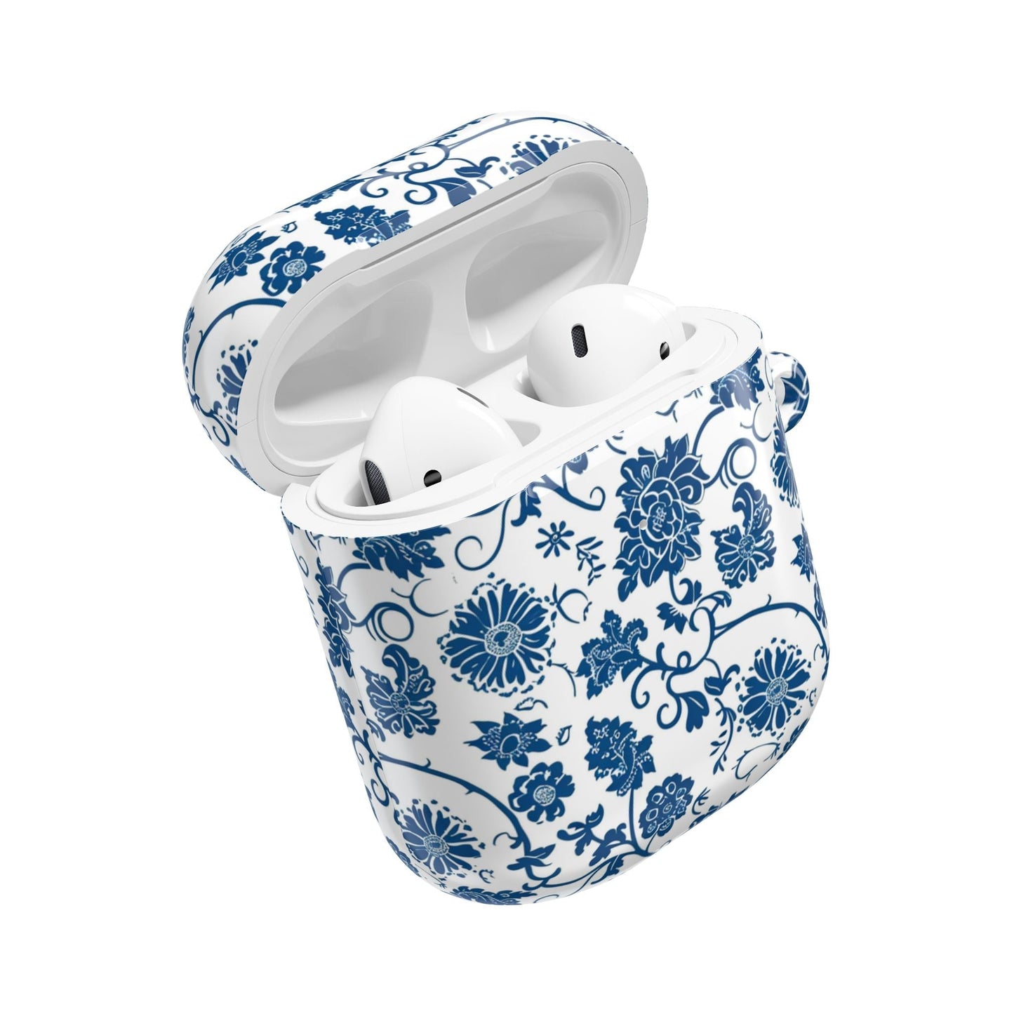 AirPod Case — Blue Floral Porcelain Pattern Protective Cover - DIGITAL X
