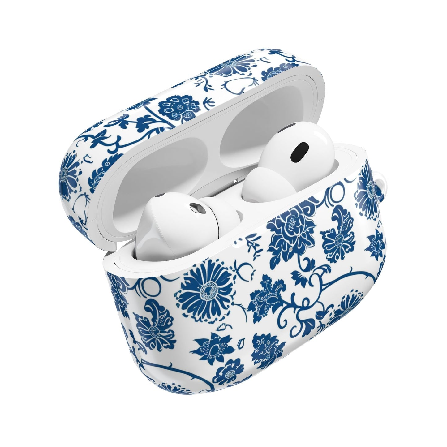 AirPod Case — Blue Floral Porcelain Pattern Protective Cover - DIGITAL X