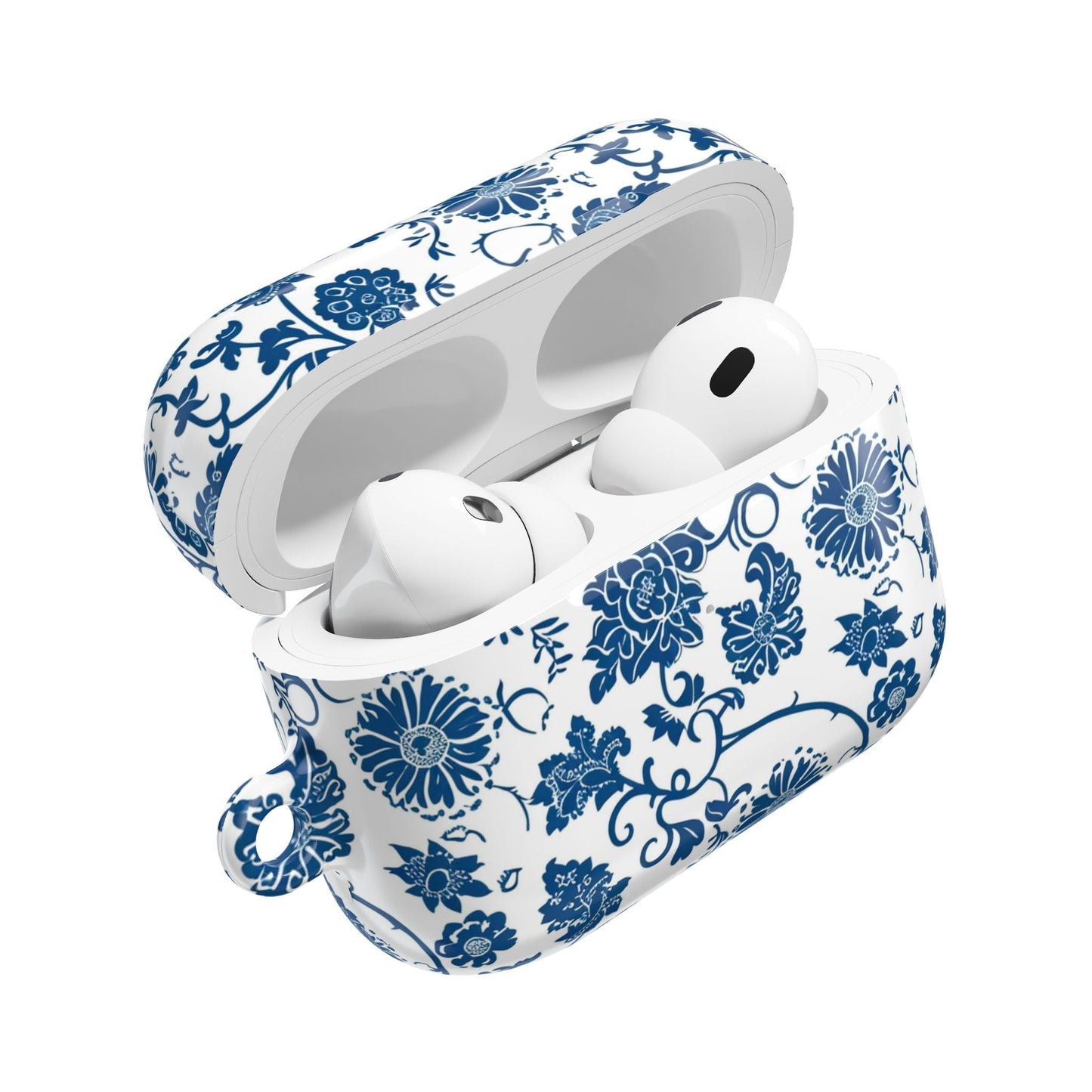 AirPod Case — Blue Floral Porcelain Pattern Protective Cover - DIGITAL X