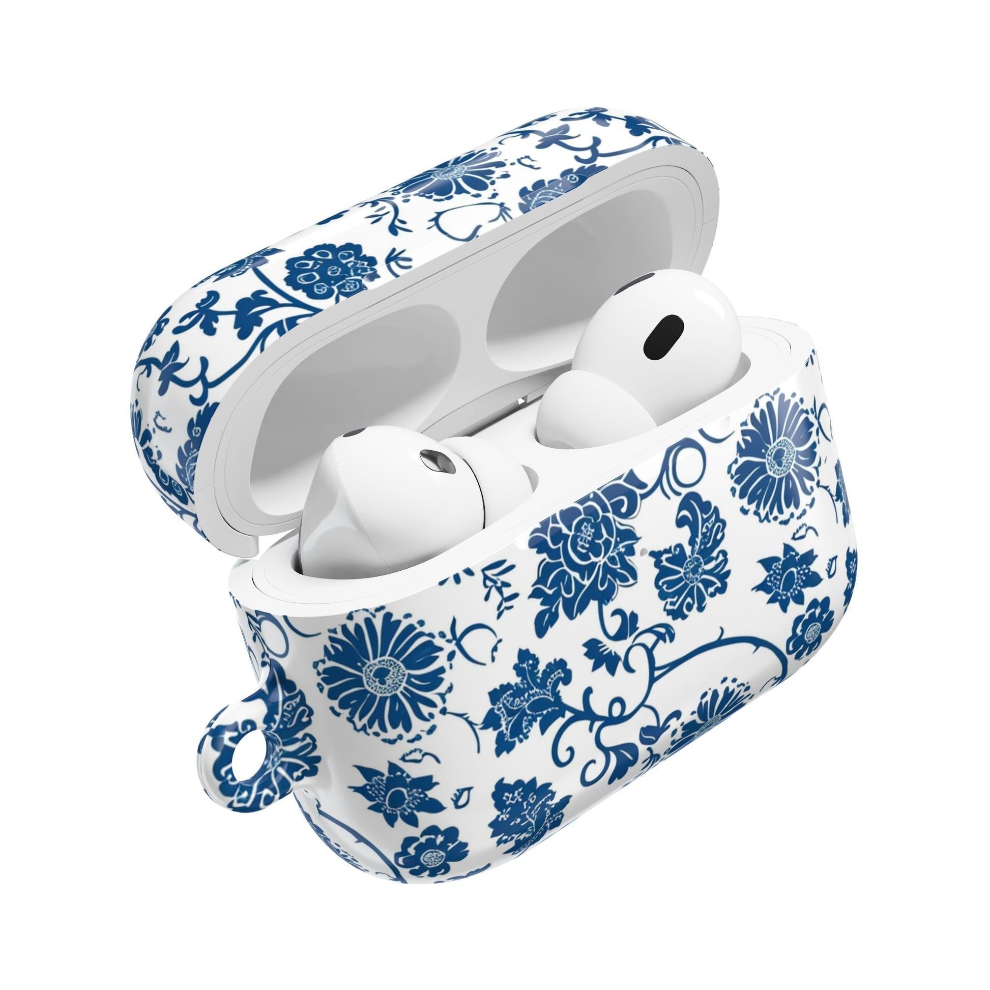 AirPod Case — Blue Floral Porcelain Pattern Protective Cover - DIGITAL X
