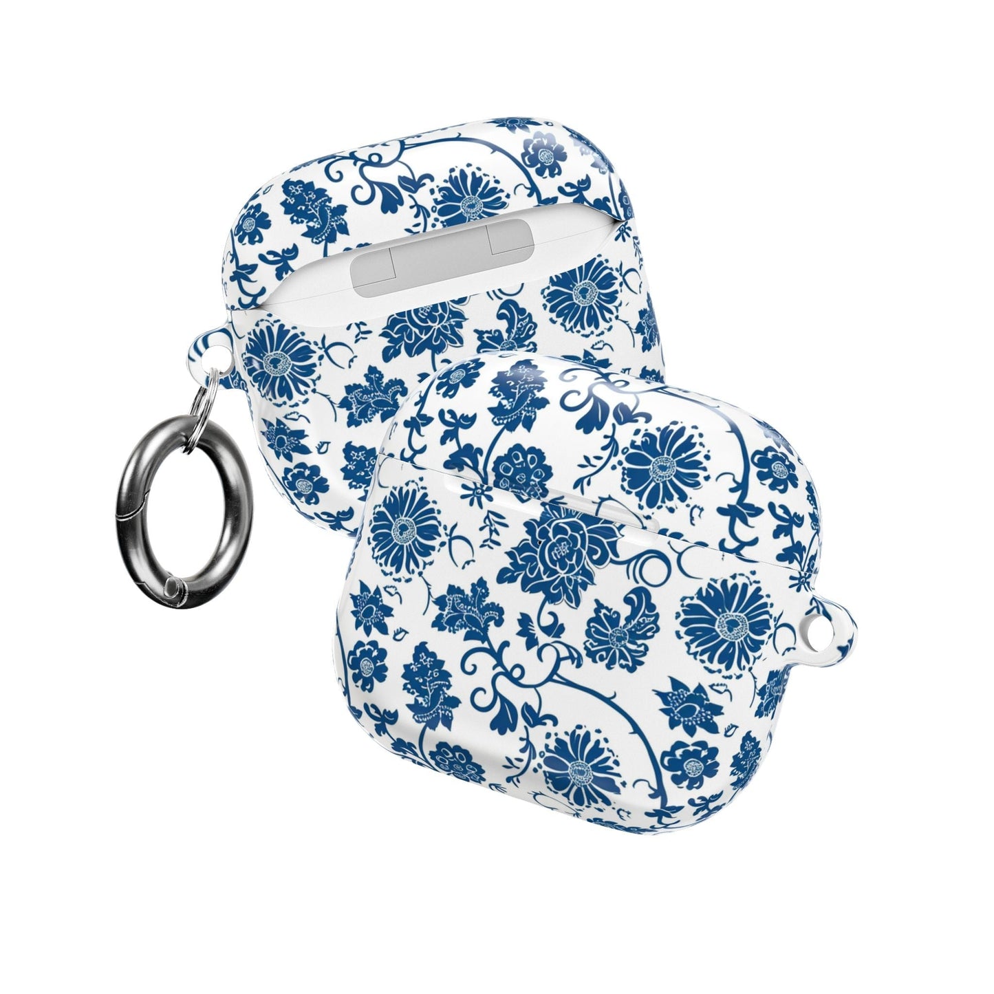 AirPod Case — Blue Floral Porcelain Pattern Protective Cover - DIGITAL X